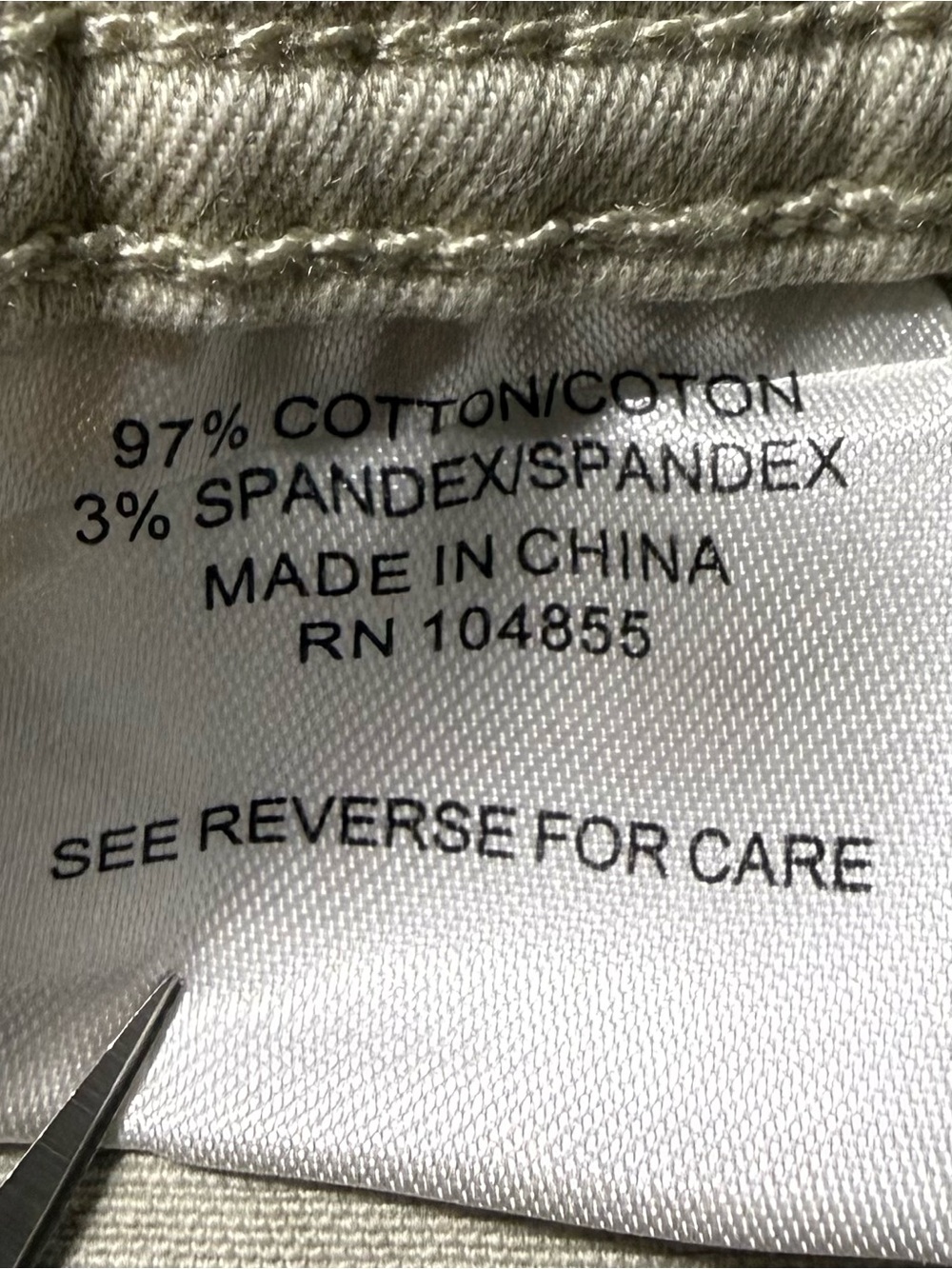 🤍 Lila Ryan Payton Military Straight Leg Pants Size 12 NWT - Picture 9 of 9